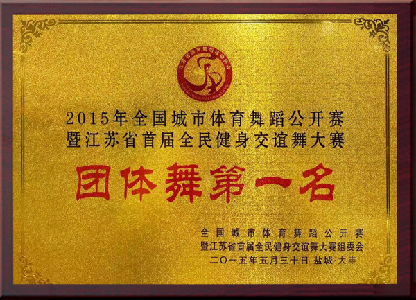 2015年全国城市体育舞蹈公开赛暨江苏省